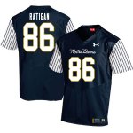 Notre Dame Fighting Irish Men's Conor Ratigan #86 Navy Under Armour Alternate Authentic Stitched College NCAA Football Jersey VFX6399GO